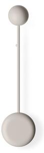 Vibia Pin 1690 LED απλίκα, 40 cm, κρεμ, Μπεζ, Σαλόνι / τραπεζαρία, Μέταλλο, σύγχρονο