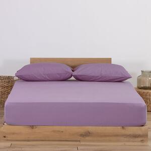 Σεντόνι Μακό Μονό Με Λάστιχο (100x200+30) Nef-Nef Homeware Jersey Amethyst