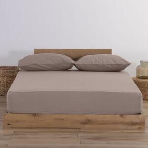 Σεντόνι Μακό Μονό Με Λάστιχο (100x200+30) Nef-Nef Homeware Jersey Mocca