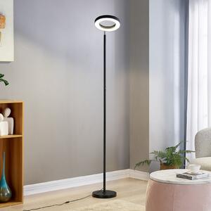 Lindby Smart φωτιστικό LED Cilian, RGBW, CCT, ZigBee, Hue, ρυθμιζόμενος, Μαύρο, Σαλόνι / τραπεζαρία, Μέταλλο, σύγχρονο