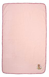 Κουβέρτα Πικέ Αγκαλιάς (80x110) Dimcol Giraffe 171 Pink