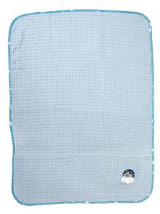Κουβέρτα Πικέ Αγκαλιάς (80x110) Dimcol Cloudy Bear 175 Sky Blue
