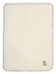 Κουβέρτα Πικέ Κούνιας (100x160) Dimcol Giraffe 173 Ecru-Multi