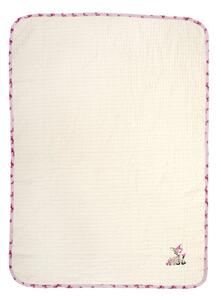 Κουβέρτα Πικέ Αγκαλιάς (80x110) Dimcol Deer 198 Ecru-Pink