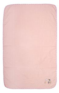 Κουβέρτα Πικέ Αγκαλιάς (80x110) Dimcol Stork 192 Pink