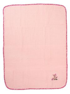 Κουβέρτα Πικέ Κούνιας (100x160) Dimcol Deer 196 Pink