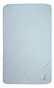 Κουβέρτα Πικέ Κούνιας (100x160) Dimcol Stork 191 Sky Blue