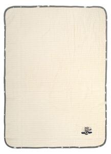 Κουβέρτα Πικέ Κούνιας (100x160) Dimcol Aviator 185 Ecru-Grey