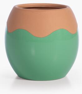 Διακοσμητικό Βάζο (Φ14x13) Nef-Nef Homeware Domain Green