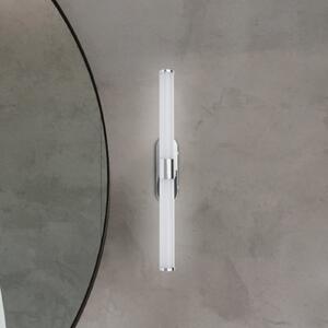 Briloner LED φωτιστικό τοίχου Runt, χρώμιο, 4.000 K, IP44, μήκος 40 cm, Μεταλλικό, Μπάνιο, Πλαστικό, σύγχρονο