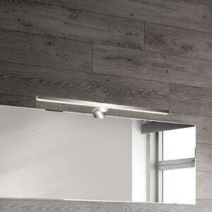 Briloner Λάμπα LED με καθρέφτη Dun 2 σε 1, χρώμιο, IP44, μήκος 50 cm, Μεταλλικό, Μπάνιο, Πλαστικό, σύγχρονο