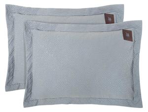 Ζεύγος Μαξιλαροθήκες Καπιτονέ (50x70) Greenwich Polo Club Essential 4450 Grey
