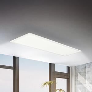 Briloner LED Panel Simple 100 x 25 cm, λευκό, εξαιρετικά λεπτό, IP44, 4000 K, Λευκό, Μελέτη / Γραφείο, Μέταλλο