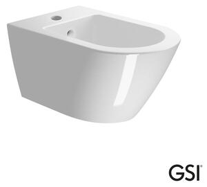 GSI Kube-X Swirl Κρεμαστό μπιντέ 55εκ Λευκό Γυαλιστερό