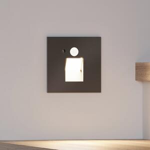 Arcchio Neru LED αισθητήρας χωνευτού φωτιστικού γωνιακός, μαύρος, Μαύρο, Σαλόνι / τραπεζαρία, Μέταλλο, σύγχρονο, Γωνιακά φωτιστικά