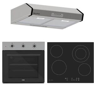ΣΕΤ ΣΕΤ ΦΟΥΡΝΟΣ SF6008 INOX + ΕΣΤΙΑ ΚΕΡΑΜΙΚΗ SF6822HV5 + ΑΠΟΡΡΟΦΗΤΗΡΑΣ ΕΛΕΥΘΕΡΟΣ SF6683 INOX 2 ΜΟΤΕΡ 60CM (4 ΕΤΗ ΕΓΓΥΗΣΗ ΕΛΛΗΝΙΚ