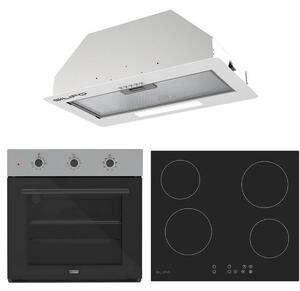 ΣΕΤ ΦΟΥΡΝΟΣ SF6008 INOX + ΕΣΤΙΑ ΚΕΡΑΜΙΚΗ SF6821HV4 + ΜΗΧΑΝΙΣΜΟΣ ΑΠΟΡΡΟΦΗΣΗΣ SF6615 INOX (20.65x53.5x30) (4 ΕΤΗ ΕΓΓΥΗΣΗ ΕΛΛΗΝΙΚΗΣ