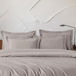 Ζεύγος Μαξιλαροθήκες Oxford (50x70) Rythmos Tencel Glacier Beige Sand