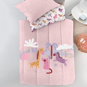 Κουβερλί Μονό (160x230) Guy Laroche Jungle Pink
