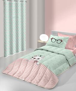 Πάπλωμα Microfiber Μονό 160x220εκ. Rosie Mint Saint Clair