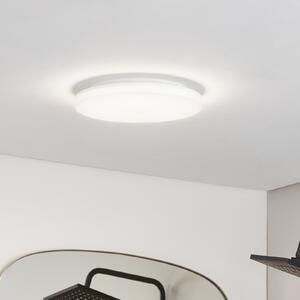 PRIOS Φωτιστικό οροφής Prios LED Artin, Ø 33 cm, λευκό, CCT, IP65, Λευκό, Μπάνιο, Πλαστικό, σύγχρονο