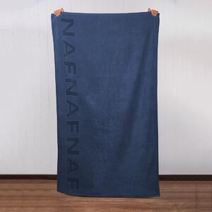 Πετσέτα Θαλάσσης (90x170) Naf-Naf Velour Classic Blue