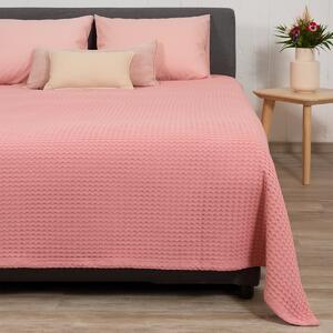 Κουβέρτα Πικέ Μονή (170x240) Naf-Naf Waffle Rose