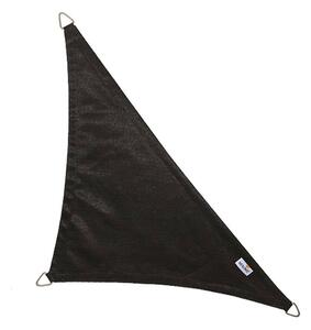 Τρίγωνο πανί σκίασης 285gsm γωνία 90° 5x5x7,1μ. Μαύρο