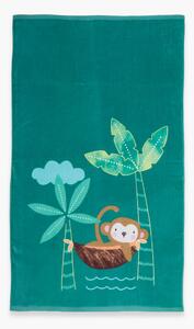 Παιδική Πετσέτα Θαλάσσης (70x120) Nef-Nef Homeware Tropical Monkey Green