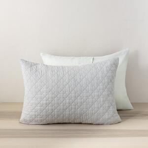 Ζεύγος Μαξιλαροθήκες Καπιτονέ (52x72) Nima Arden Grey/Mint