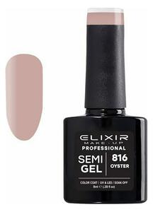 Ημιμόνιμο Βερνίκι Semi Gel 816 Oyster 8ml Elixir