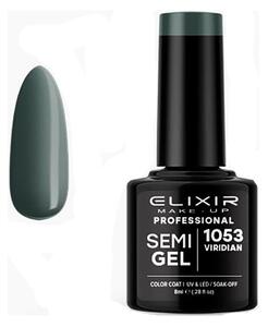 Ημιμόνιμο Βερνίκι Semi Gel 1053 Viridian 8ml Elixir