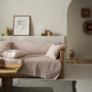 Ριχτάρι Καναπέ Τριθέσιου (180x300) Gofis Home Calyra Warm Beige 654/21
