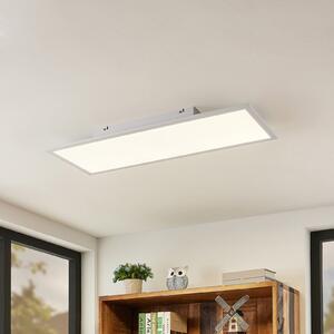 Lindby LED Panel Quais, 80 x 30 cm, λευκό, μεταλλικό, 4.000K, Λευκό, Κουζίνα, Αλουμίνιο, σύγχρονο