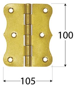Μεντεσές πόρτας 100 x 105mm