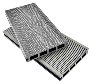 WPC τάβλα deck 2,5 x 14,6 x 390εκ. με νερά ξύλου