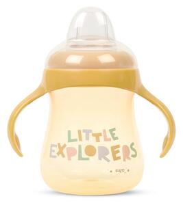 Ποτήρι Εκπαιδευτικό 250ml Saro Little Explorers Ώχρα 51405