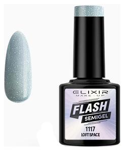 Ημιμόνιμο Βερνίκι Semi Gel 1117 Flash Loft Space 8ml Elixir