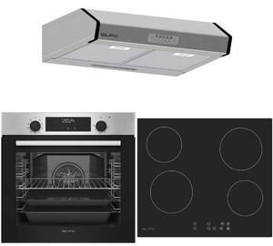 ΣΕΤ ΦΟΥΡΝΟΣ ΗΛΕΚΤΡΙΚΟΣ SF6855BOI INOX 76LT + ΕΣΤΙΑ ΚΕΡΑΜΙΚΗ SF6821HV4 + ΑΠΟΡΡΟΦΗΤΗΡΑΣ ΕΛΕΥΘΕΡΟΣ SF6683 INOX 2 ΜΟΤΕΡ 60CM (4 ΕΤΗ