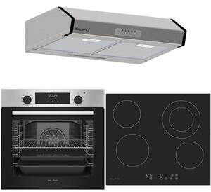 ΣΕΤ ΦΟΥΡΝΟΣ ΗΛΕΚΤΡΙΚΟΣ SF6855BOI INOX 76LT + ΕΣΤΙΑ ΚΕΡΑΜΙΚΗ SF6822HV5 + ΑΠΟΡΡΟΦΗΤΗΡΑΣ ΕΛΕΥΘΕΡΟΣ SF6683 INOX 2 ΜΟΤΕΡ 60CM (4 ΕΤΗ
