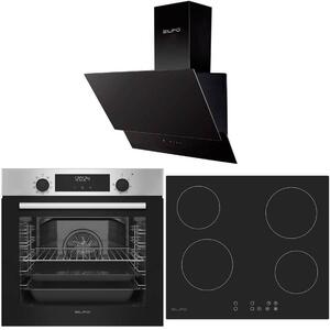 ΣΕΤ ΦΟΥΡΝΟΣ ΗΛΕΚΤΡΙΚΟΣ SF6855BOI INOX 76LT + ΕΣΤΙΑ ΚΕΡΑΜΙΚΗ SF6821HV4 + ΑΠΟΡΡΟΦΗΤΗΡΑΣ ΚΑΜΙΝΑΔΑ SF6610 ΜΑΥΡΟΣ (ΧΕΙΡΙΣΤΗΡΙΟ) (4 ΕΤ