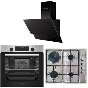 ΣΕΤ ΦΟΥΡΝΟΣ ΗΛΕΚΤΡΙΚΟΣ SF6855BOI INOX 76LT + ΕΣΤΙΑ ΜΙΚΤΗ SF6100 INOX (3 ΥΓΡΑΕΡΙΟΥ + 1 ΗΛΕΚΤΡΙΚΟ) + ΑΠΟΡΡΟΦΗΤΗΡΑΣ ΚΑΜΙΝΑΔΑ SF6610