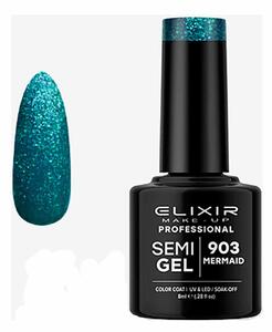 Ημιμόνιμο Βερνίκι Semi Gel 903 Mermaid 8ml Elixir