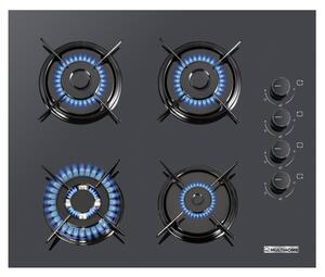 MultiHome MH-6107 Εστία Υγραερίου Αυτόνομη 60x52εκ Μαύρη