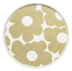 Πιάτο Φαγητού Ρηχό (Φ27) Estia Beige Bloom 07-38946