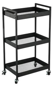 Τρόλεϊ/Ραφιέρα 3 Θέσεων (43.5x30.5x79.5) Estia Modus Black 01-39745