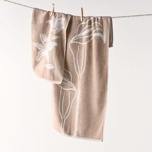 Πετσέτα Προσώπου (50x100) Kentia Stylish Kikeko 13 Mocca 500gsm