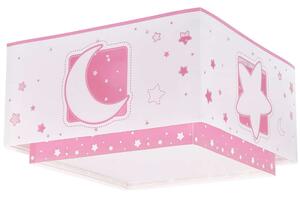 Φωτιστικό Οροφής Πλαφονιέρα Moonlight Pink 30x16,5εκ. ANGO 63236S