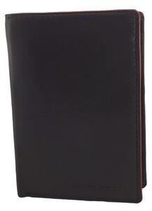 Δερμάτινο Πορτοφόλι Mario Rossi 5930 V Black Red 9x12.5cm