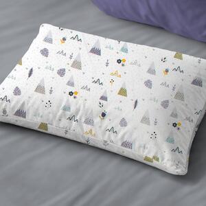 Βρεφική Μαξιλαροθήκη (35x45) Dimcol Whimsical Mountainside 588 White - Grey